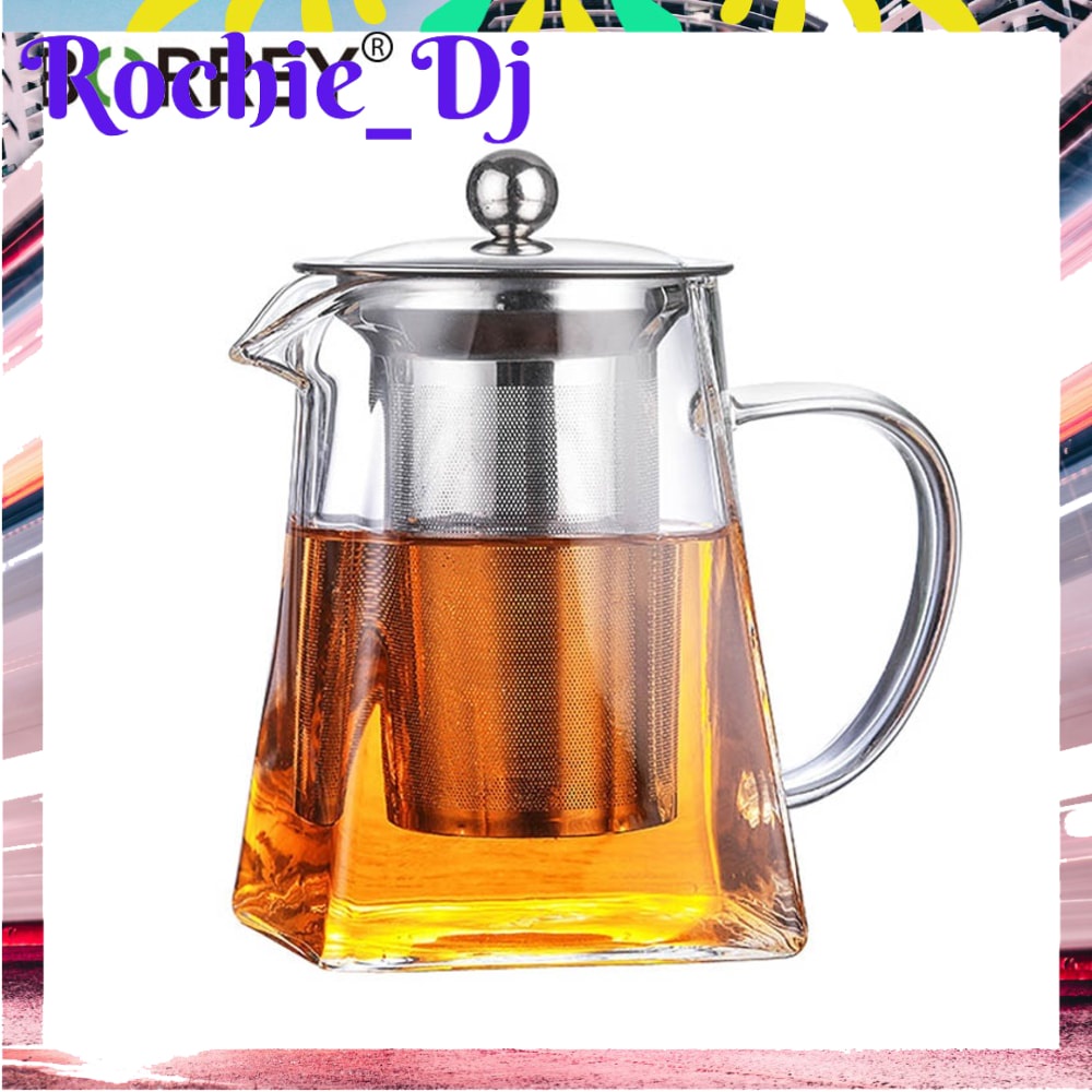 Jual Homadise Teko Pitcher Teh Chinese Teapot Maker Borosilicate Glass 550ml Tp 761 Shopee 6181