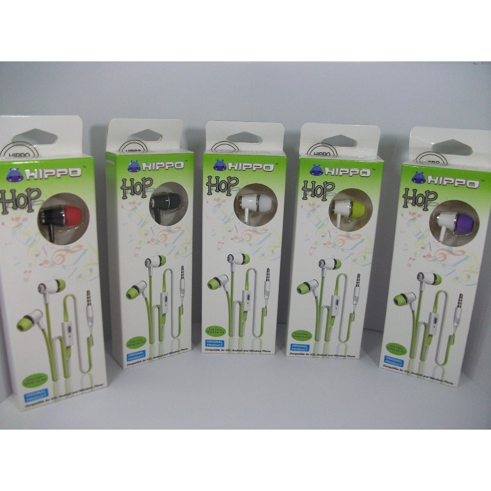 Hippo Handsfree Headset HOP -  Headset Original by Hippo HOP Ori