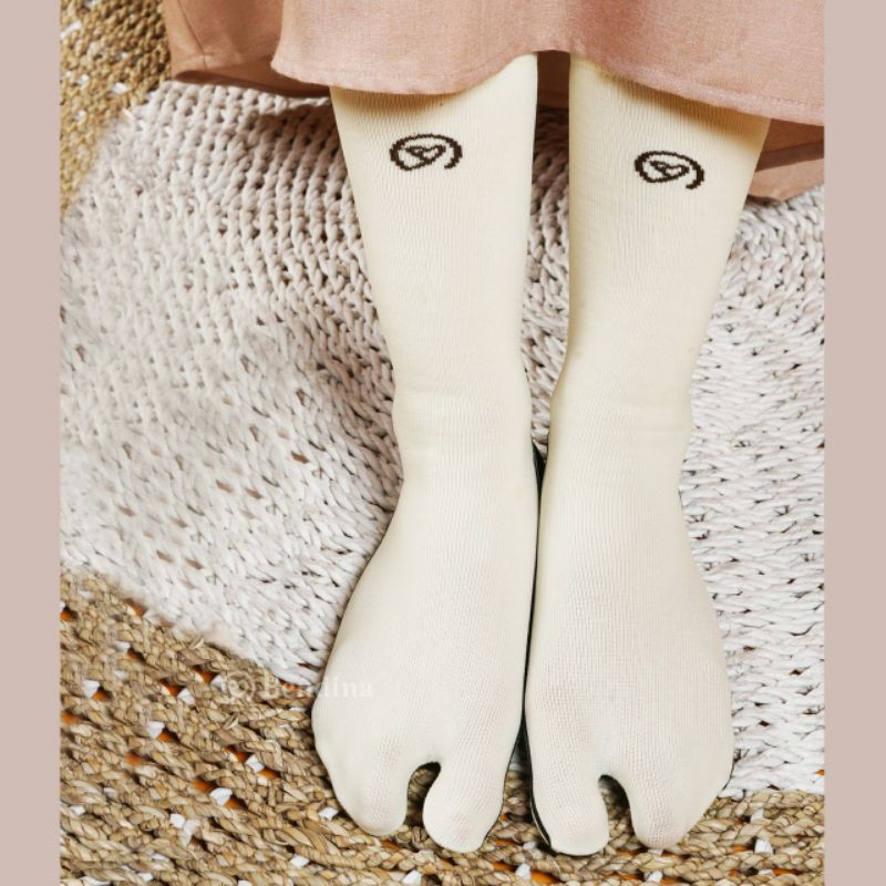 KAOS KAKI JEMPOL TAPAK HITAM ANTI MELAR NILON SPANDEX KAOI ORIGINAL NEYNA BENDINA