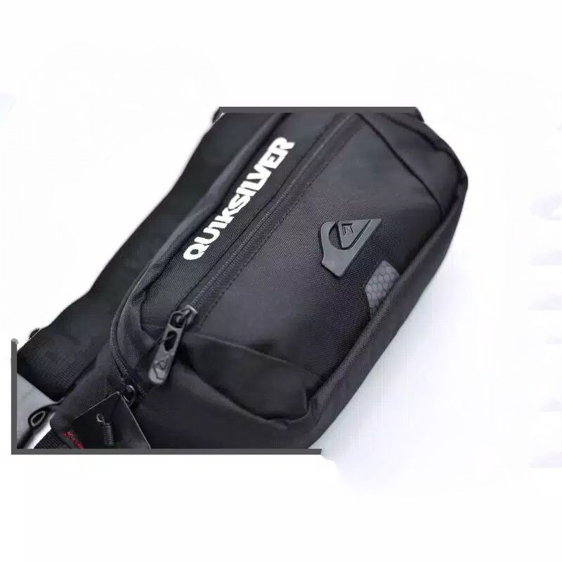 TAS QUICKSILVER WAISTBAG QUICKSILVER TAS SELEMPANG QUICKSILVER PREMIUM LOGO BESI