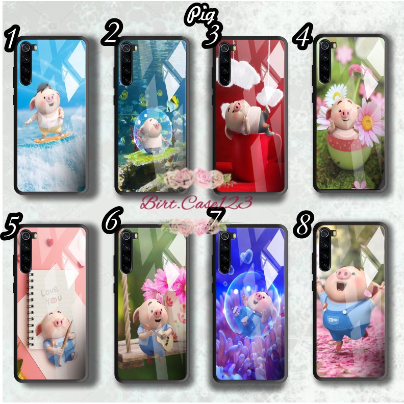 back case glass PIG Xiaomi Redmi 3 4a 5a 6 6a 7 7a 8 8a Pro 9 9a Note 3 4 5 6 7 8 9 10 Pro 9C BC4940