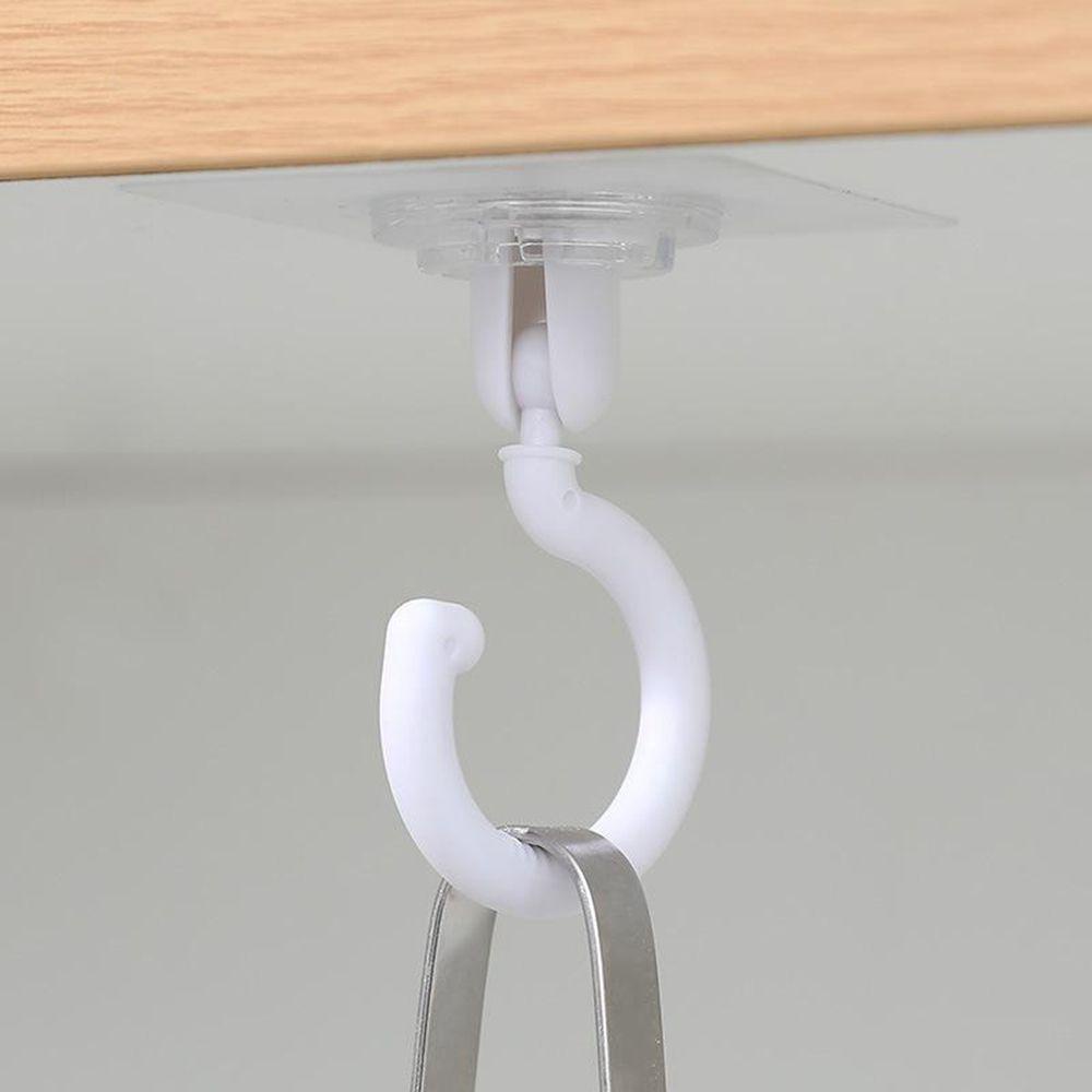 Pengait Perekat QUINTON Oilproof360° Rotating Reusable Ceiling Seamless Heavy Duty Overhead Hooks