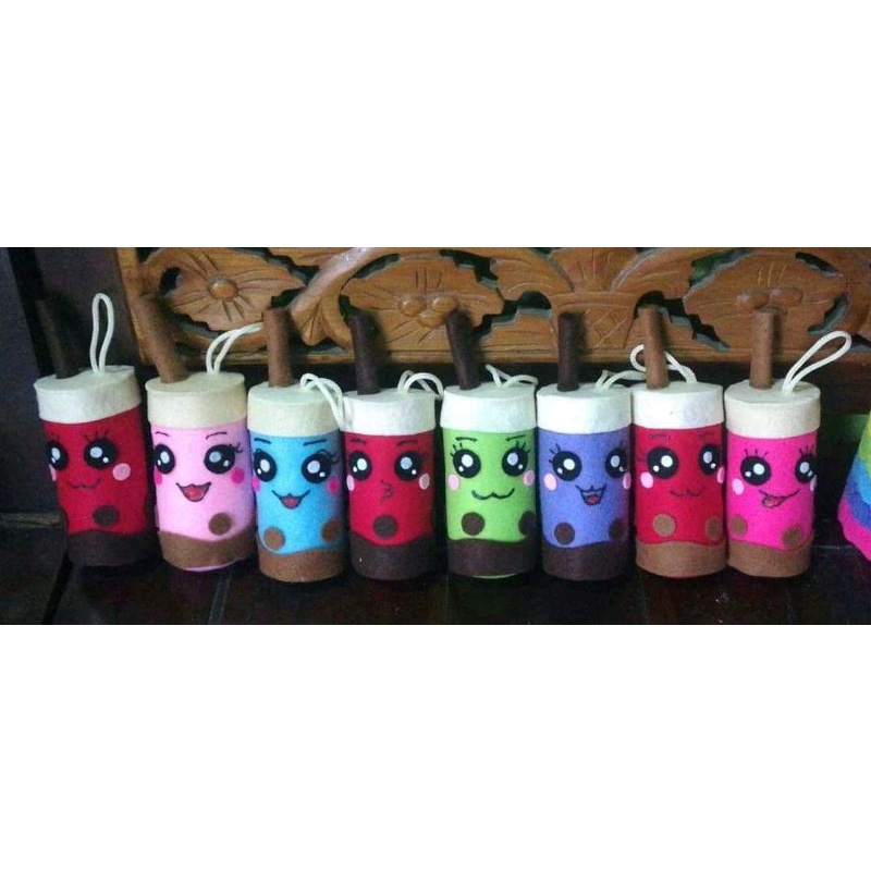 Gantungan Kunci Boba Mini