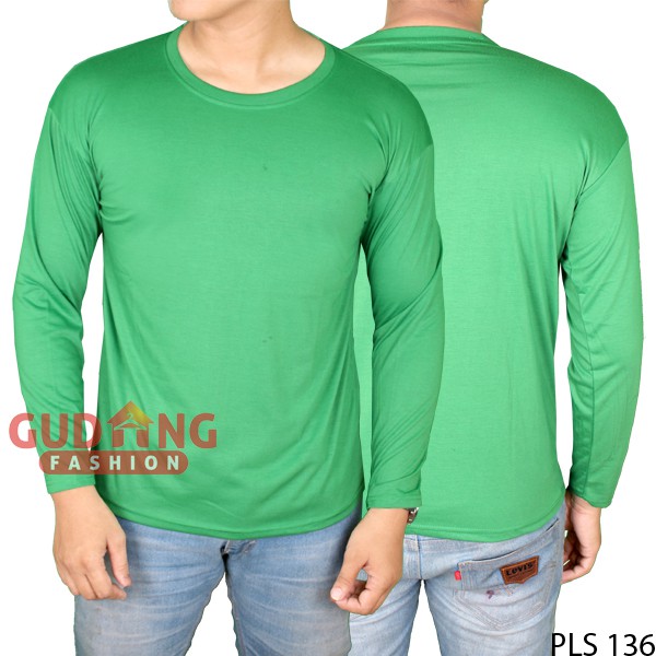 Kaos Lengan Panjang Pria Casual PLS 136