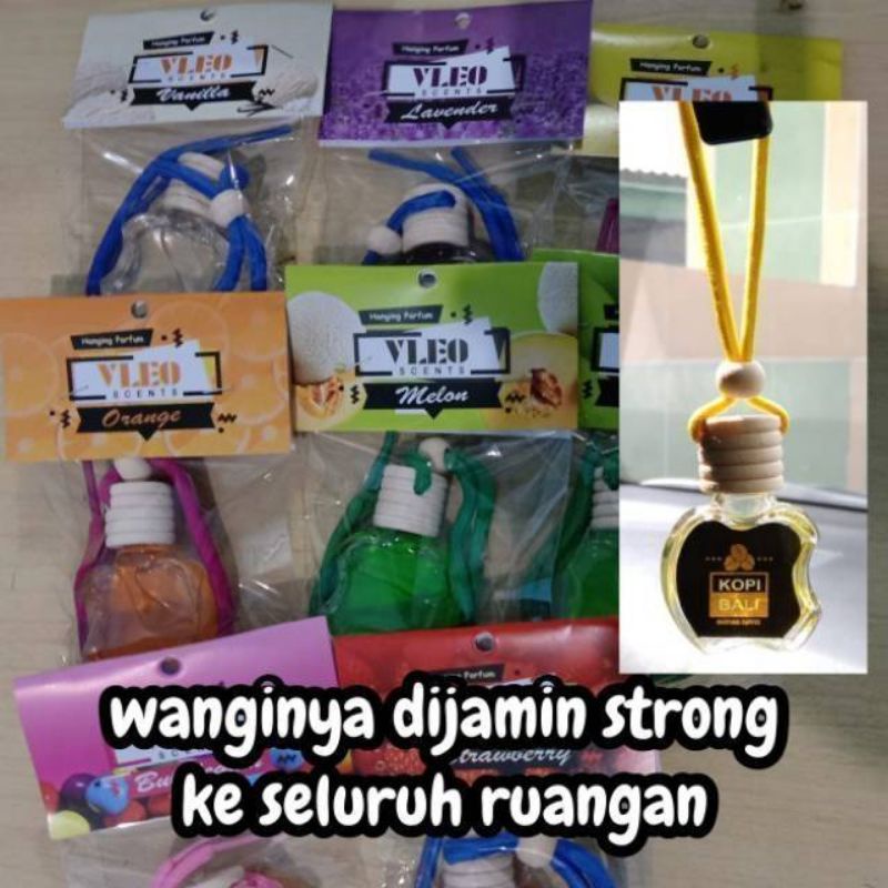 Parfum Mobil Botol Gantung Vleo Varian Rasa Botol Apel