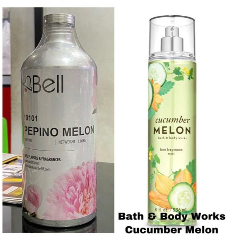 bibit parfum bath&amp;body works cucumber melon original 100mg murni asli