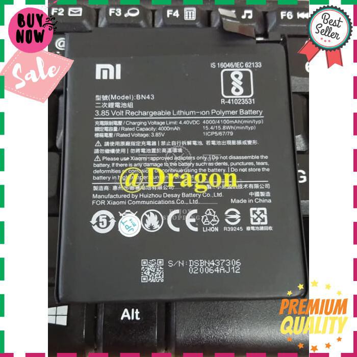 ORIGINAL BATERAI XIAOMI REDMI NOTE 4X NOTE4X NOTE4 SNAPDRAGON