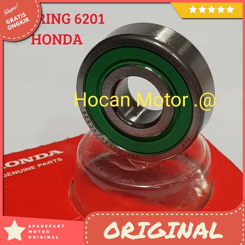 Bearing Laher Bearing Roda Depan 6201 Honda Beat Honda Vario Scopy Honda Spacy Asli 6201 Original