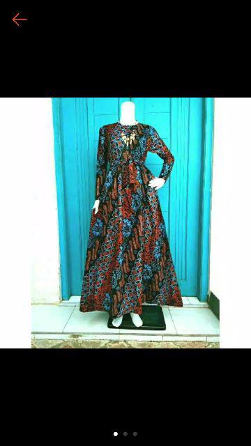 Gamis Batik Terviral Di Shopee