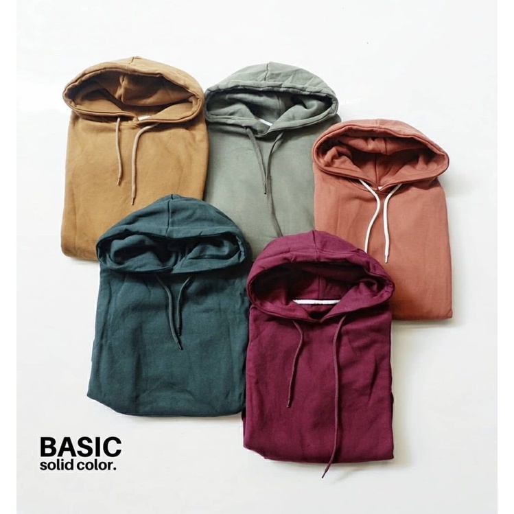 HOODIE BASIC COTTON FLEECE PREMIUM