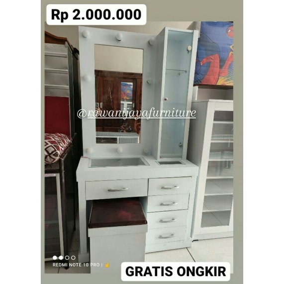 Meja Rias LED Meja Rias Lampu Murah Cirebon Kuningan Indramayu Majalengka Subang Sumedang Bandung Ci