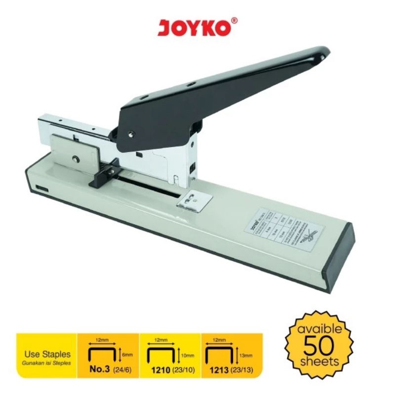 Staples Joyko HD-12N/13 Heavy Duty Stapler Hekter Jilid Buku HD 12N 13