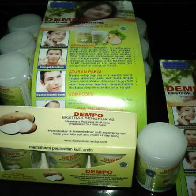 Cream Dempo Sari Bengkoang Herbal Aman