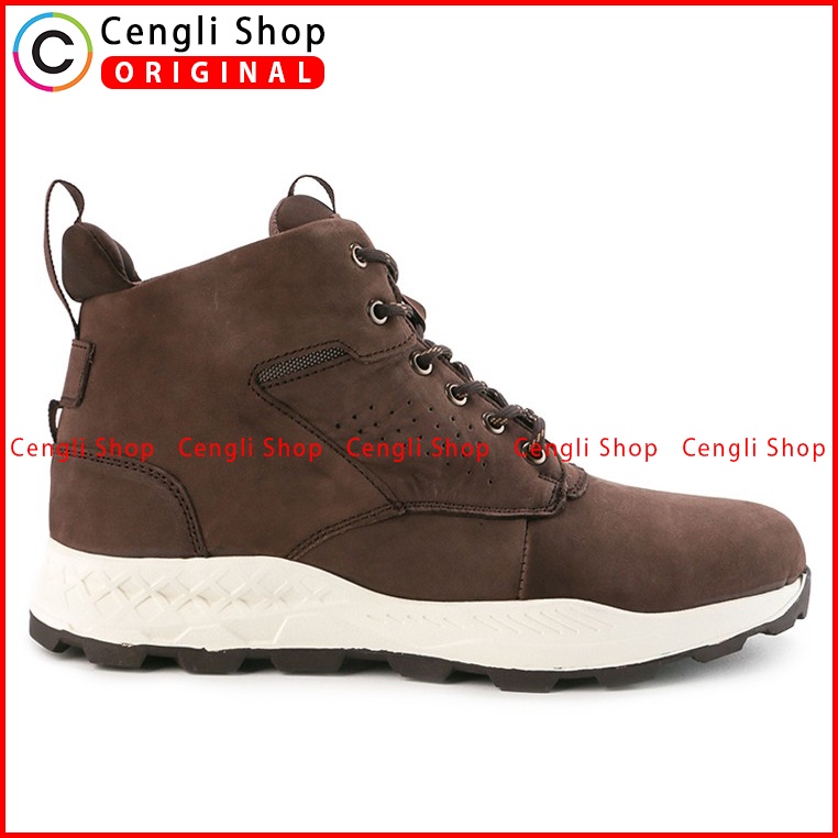 SEPATU BOOT CASUAL JIM JOKER PRIA ORIGINAL KULIT ASLI COKLAT JJ01