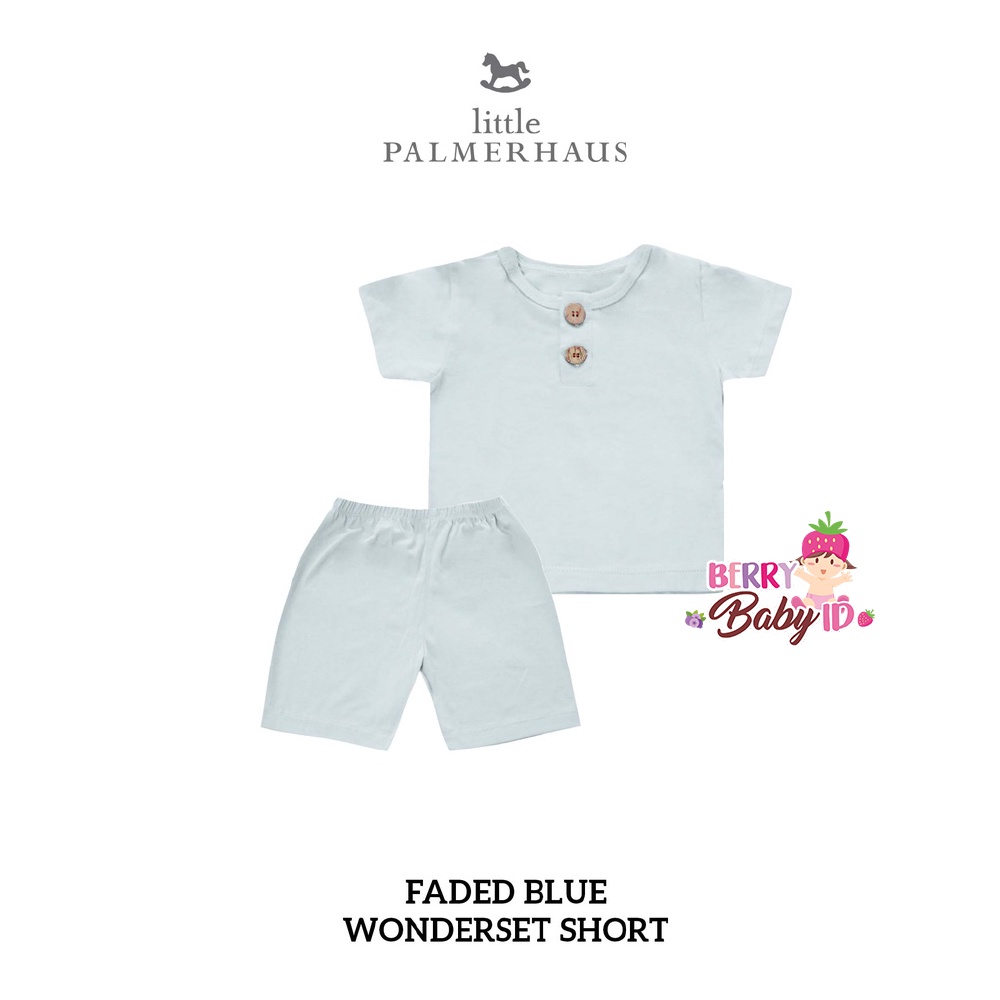 Little Palmerhaus Wonderset Kids Short Setelan Baju Celana Pendek Bayi Berry Mart