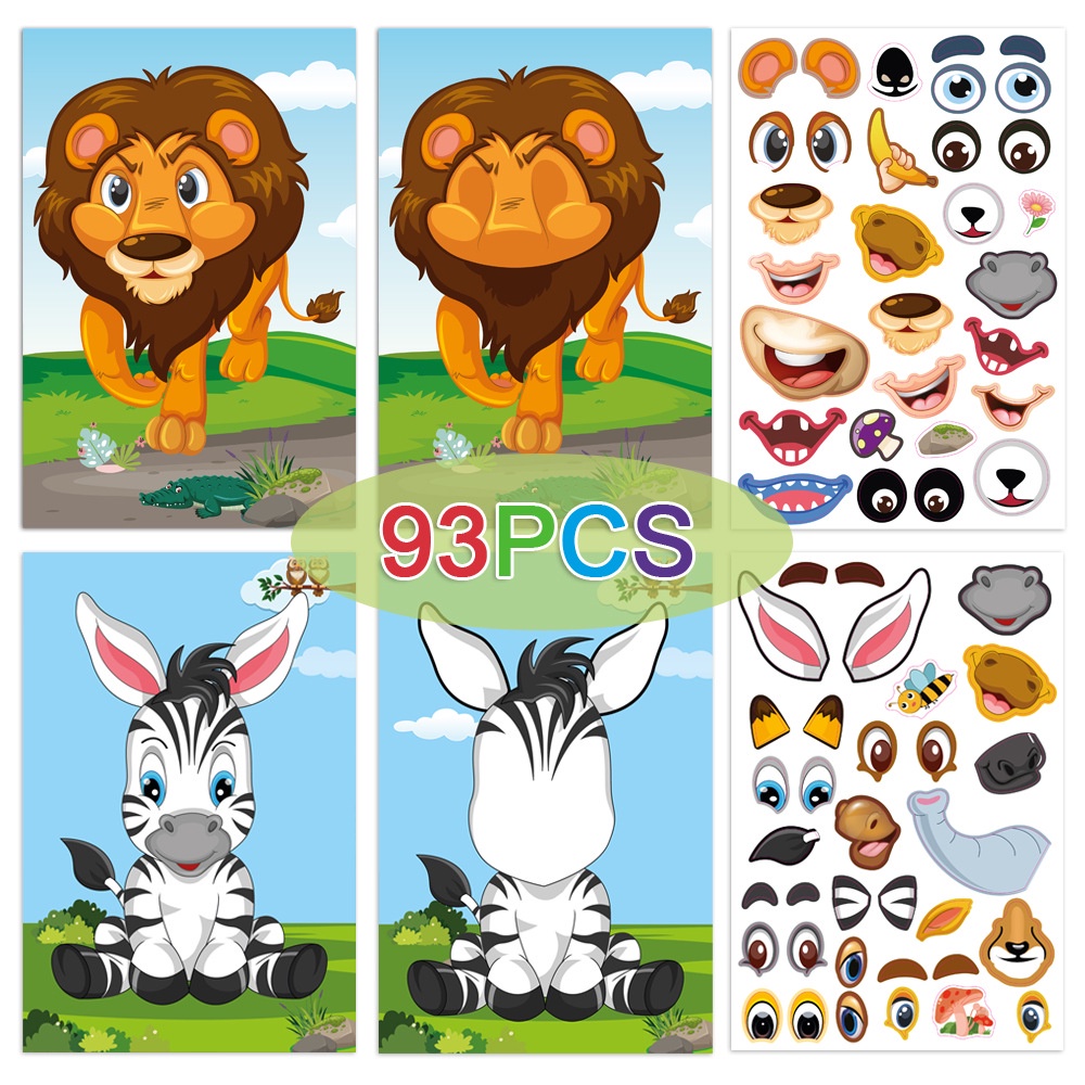 TweedyToys - Face Expression Sticker / Aktivitas Menempel Wajah / Mainan Edukasi Anak