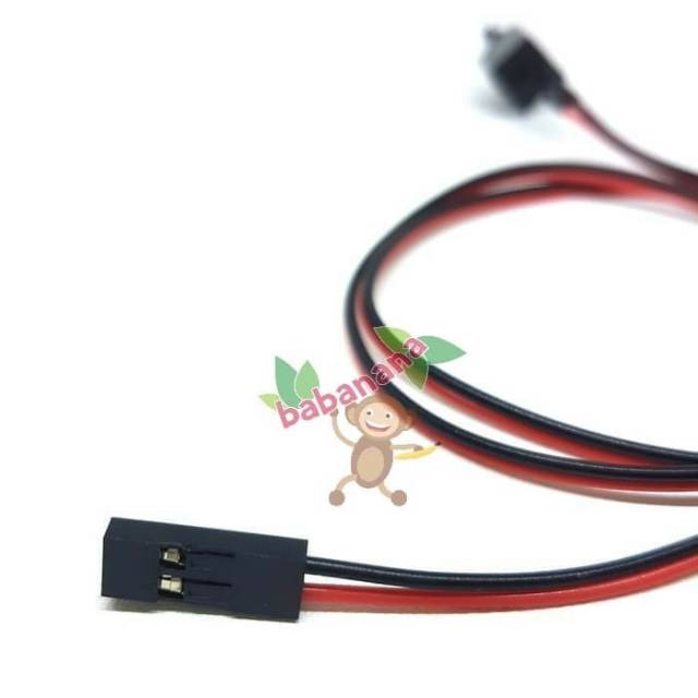 Kabel Front Panel Switch Power Reset Button untuk PC CPU Komputer On Off