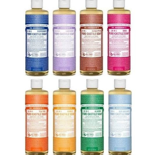 Dr. Bronner's Bronners Pure Castile Liquid Soap 473ml