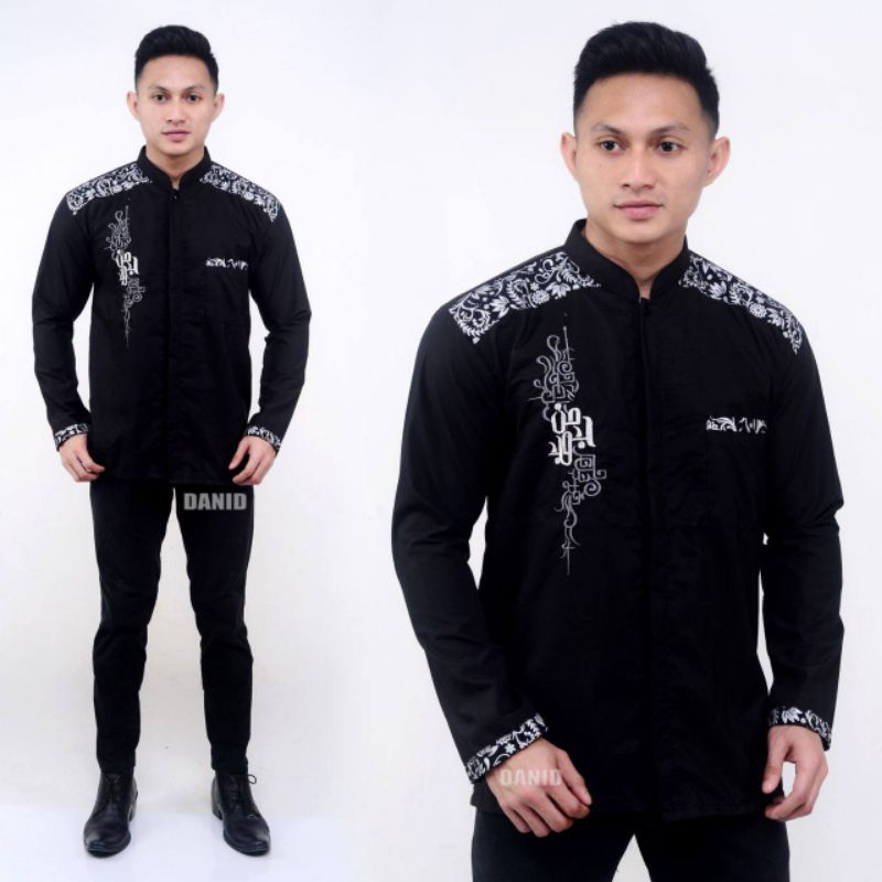 Baju Koko Kurta Dewasa Lengan 3/4 Dan Lengan Pendek Material Catton Adem Serap Keringat