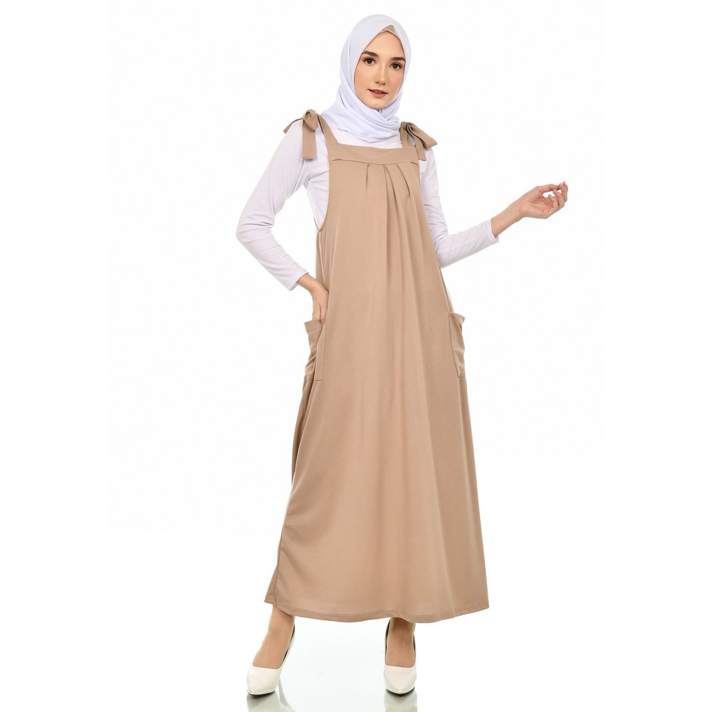 Mybamus Nadir Pocket Overall Dress - Gamis Jumpsuit Muslim-4