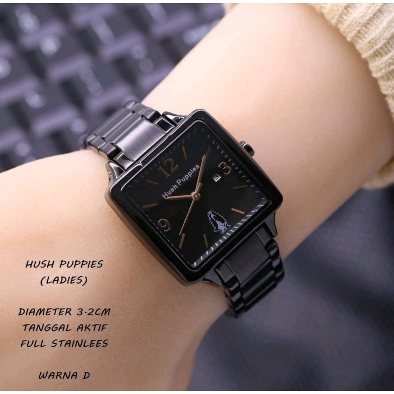 Jam Tangan H.Puppies Wanita Pilihan Warna Anti Air Jam Tangan Rantai Stainliss Steel Wanita H.Puppies