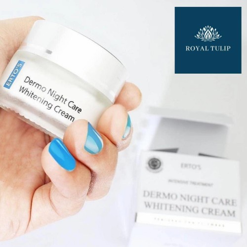 [COD] Krim Malam Pemutih Wajah dengan Whitening Agent Mencerahkan &amp; Melembabkan Kulit Wajah Secara Merata - Dermo Night Care Whitening Cream ORIGINAL BPOM