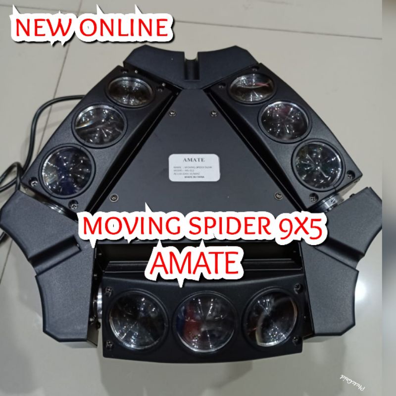 MOVING SPIDER AMATE 9x5WATT