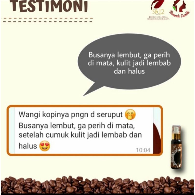 BEST SELLER FACIAL WASH KOPI COFFE SR12 HERBAL SKINCARE SABUN CAIR AROMA KOPI MULUS GLOWING MENCERAHKAN MENGHILANGKAN FLEK HITAM MEMBANDEL AMPUH