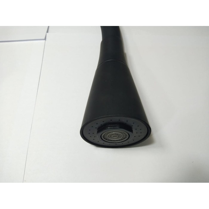 Bano Black Kran cuci piring / Kran wastafel tipe kepala trumpet SS153