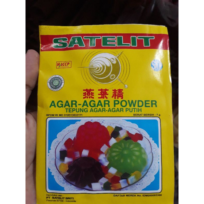 

agar-agar putih merk satelit