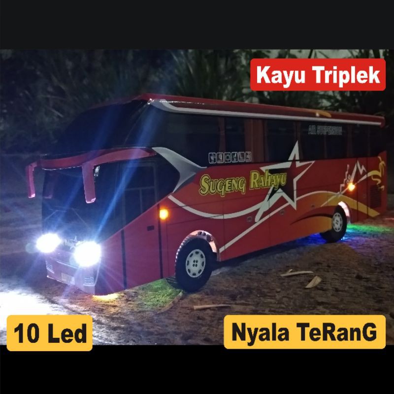 INDOBUS Miniatur Bus Bus Sugeng Rahayu SR2