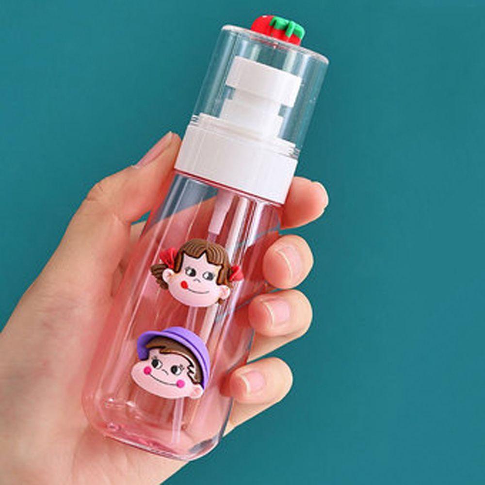 Botol Spray Kartun Agustinina 60ML/100ML Botol Parfum Shampoo Shower Gel Travel Anak Perempuan