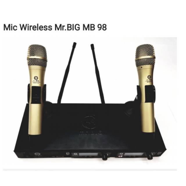 Mikrofon wireless MB 98 / Mic Wireless Mr. BIG Mb 98 / Microphone Mr. BIG mb98 handle handle