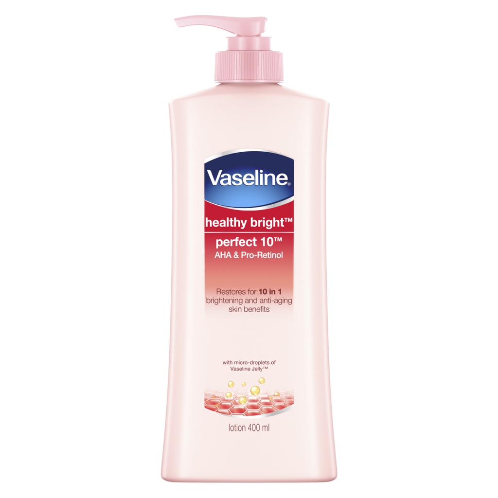 VASELINE LOTION HEALTHY BRIGHT PERFECT 10 400ML