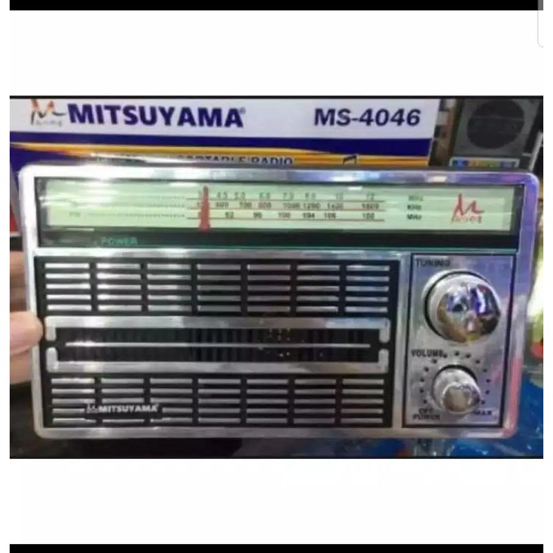 radio mitsuyama batre/listrik