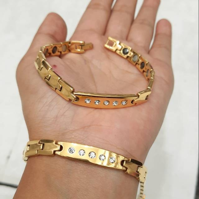 GELANG KERAMIK MAGNET KESEHATAN GELANG BAGUS GELANG WANITA FASHION WANITA