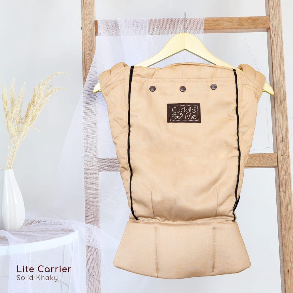 ⁣CuddleMe Lite Carrier Solid Polos