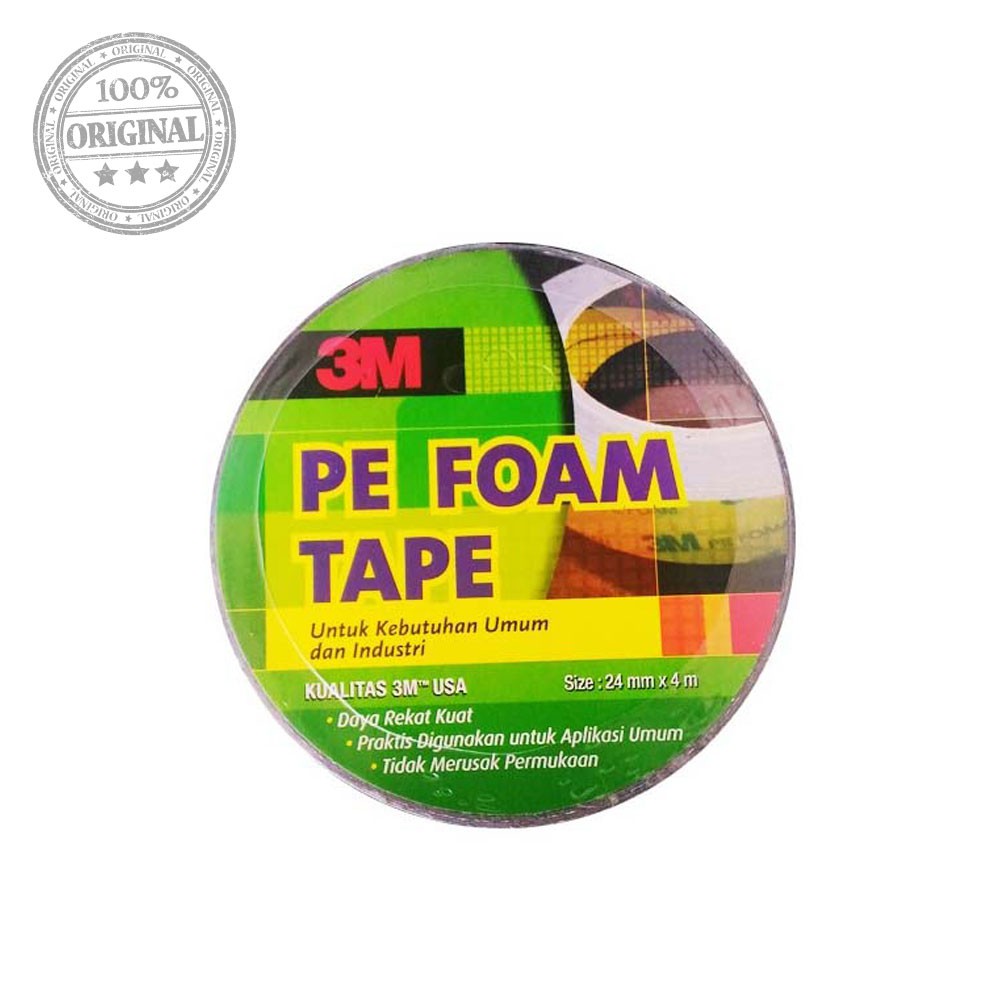 

3M 1600T Double Coated PE Foam Tape 24mm x 4m -7100006972