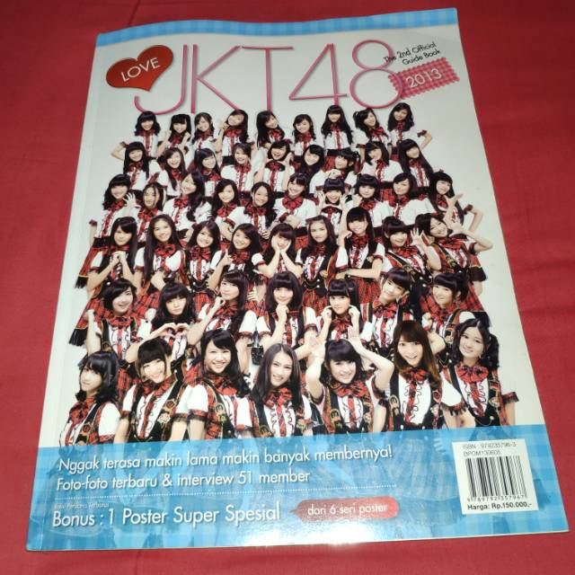 OGB JKT48 OFFICIAL GUIDE BOOK JKT48 2ND OFFICIAL PLUS TTD HARUKA