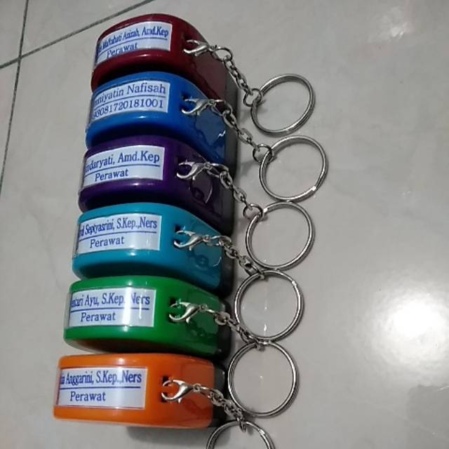 

Stempel Nama NIP DOKTER PERAWAT BIDAN gantungan kunci