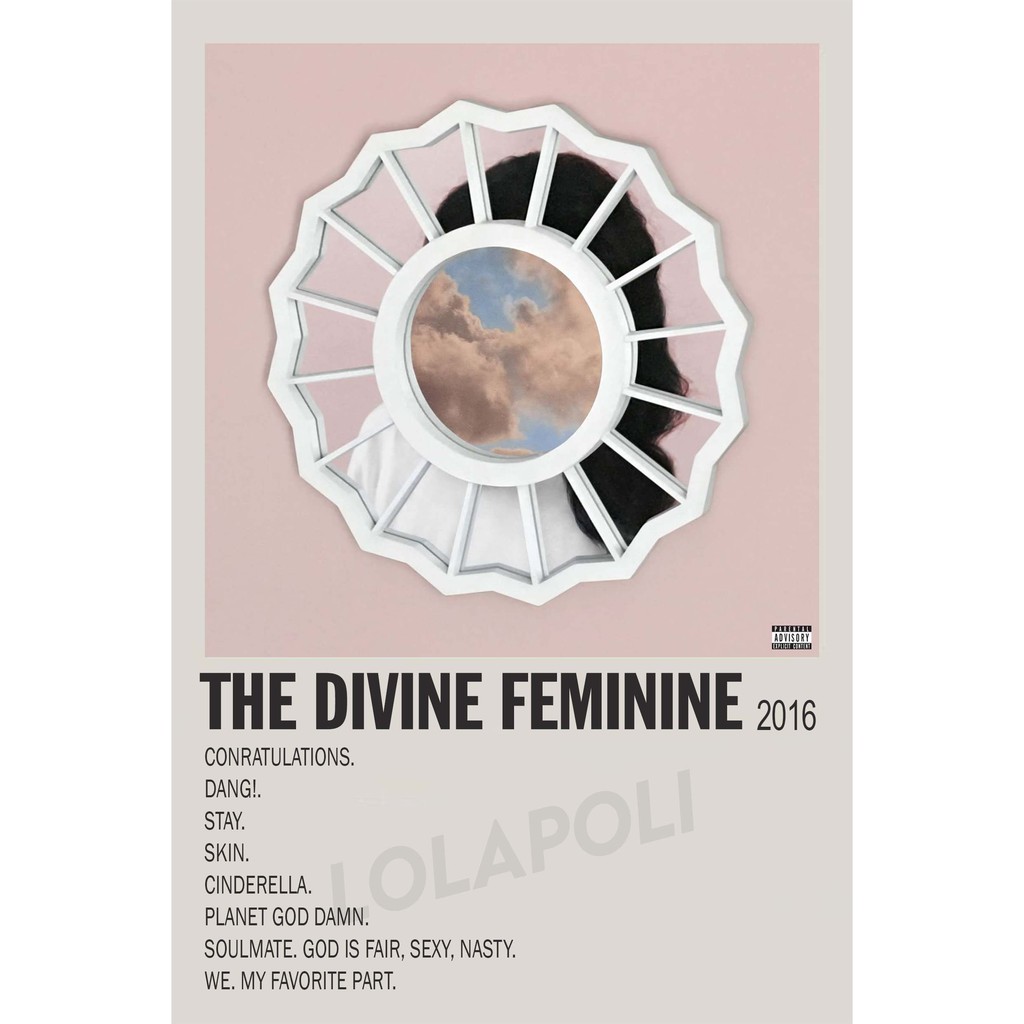 Poster Cover Album The Divine Feminine - Mac Miller