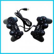 GAMEPAD JOYSTICK KABEL USB DOUBLE HITAM