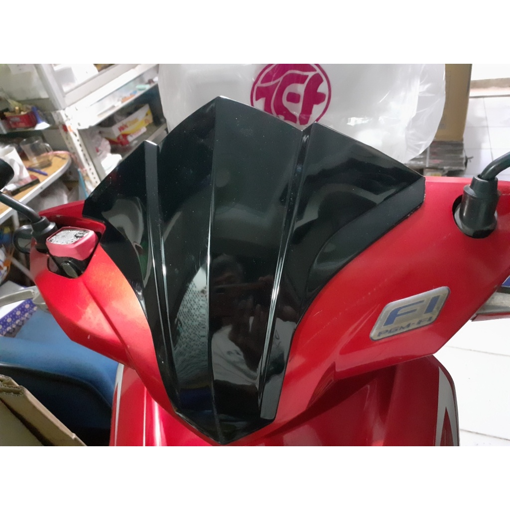 GR Visor Pisor Vario 110 FI Windshield Vario 110 FI Bahan Akrilik Tebal Ori