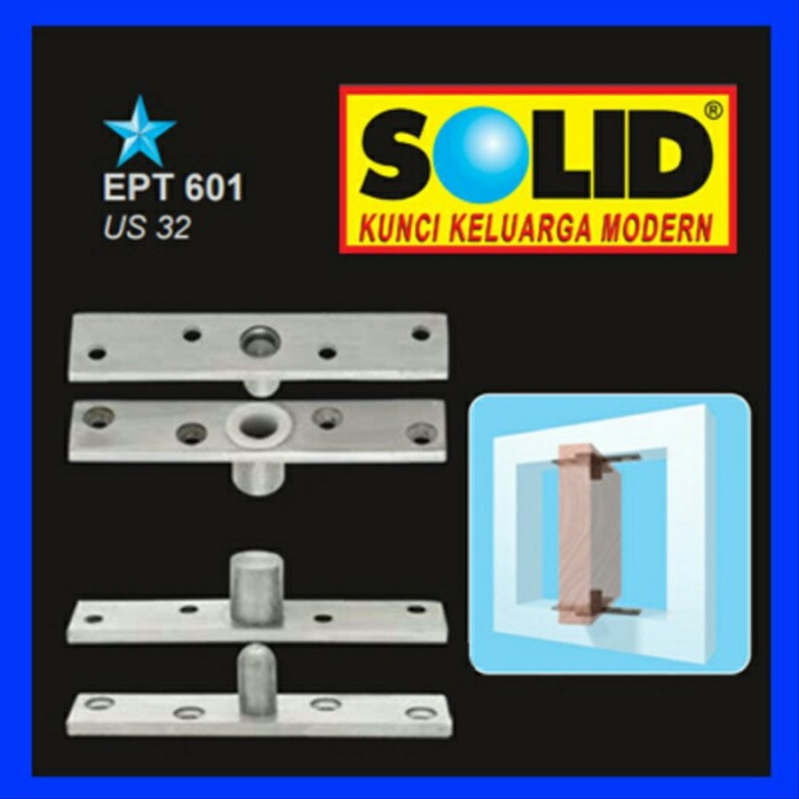 SOLID - ENGSEL PIVOT/POROS JENDELA SOLID EPT 601 STAINLESS
