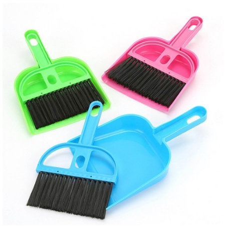 SAPU MINI PLUS SEROKAN SET DUSTPAN WARNA WARNI [SWEETSPACE]