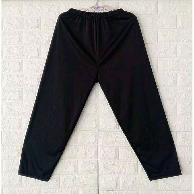 LEGING POLOS HITAM -LEGGING - CELAMIS -CELANA HARIAN WANITA