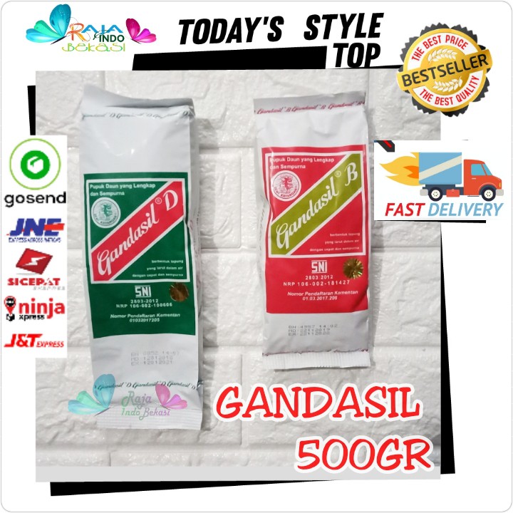 500 Gram - Pupuk Gandasil Dekastar - Gandasil D Daun B Bunga Dekastar 17-11-10 13-13-13 6-13-25 Te