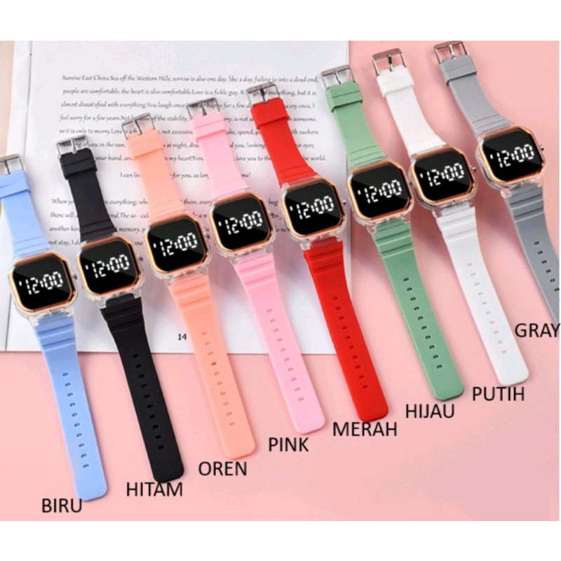 BLESSHOP Jam Tangan Murah Fashion Jam Analog Jam Digital