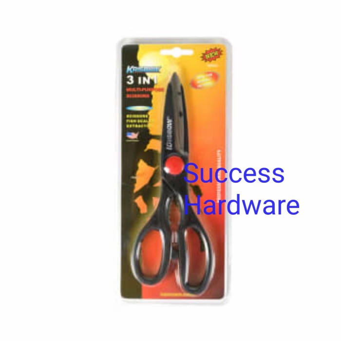 

KRISBOW MULTIPURPOSE SCISSOR 21CM LRMPS1 GUNTING SERBAGUNA 3IN1 HITAM