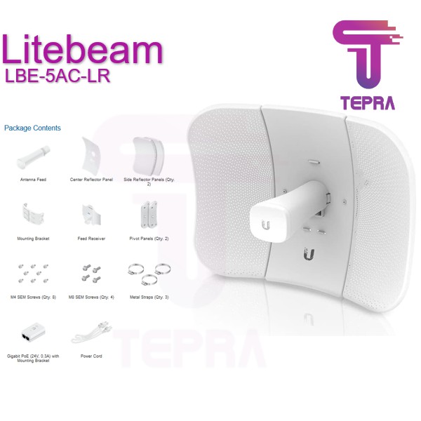 Ubiquiti LBE 5AC LR Litebeam 5AC Long Range 26dbi